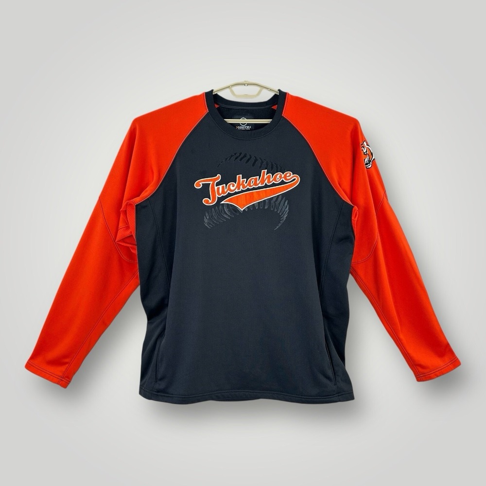 X Grain Sportswear Sweatshirt Mens 3XL Long Sleeve Tuckahoe Baseball Tiger